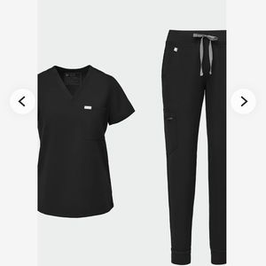 FIGS High Waisted Zamora Joggers and Catarina Top
